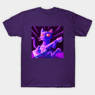 Purple Cat Has a Rock Show and Everybody Comes T-Shirt